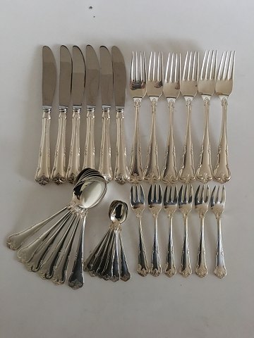 Herregaard Cohr Silver Flatware Set for 6 People. 30 Pieces