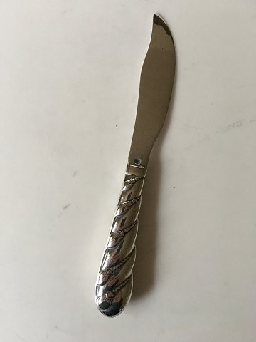 Georg Jensen Sterling Silver Ornamental Cheese Knife No. 166