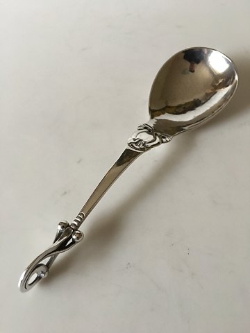 Georg Jensen Sterling Silver Ornamental Serving Spoon No. 49