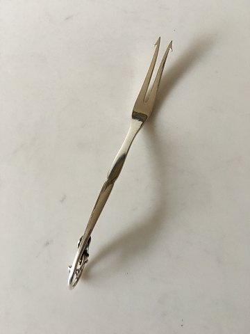 Georg Jensen Sterling Silver Ornamental Cocktail Fork No. 21