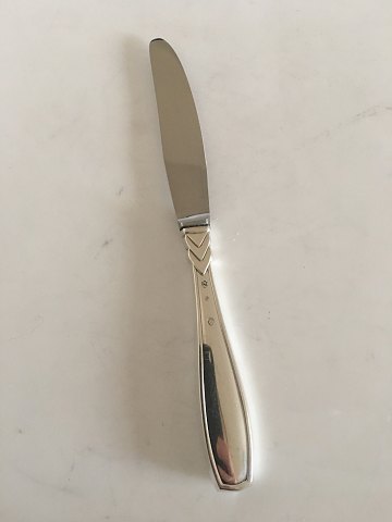"Rex" Dinner Knife in Silver and Stainless Steel. 21.5 cm. W & S Sorensen