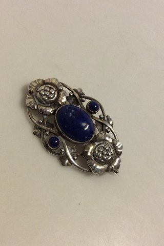 Georg Jensen Sterling Silver with Lapis Lazuli No 89