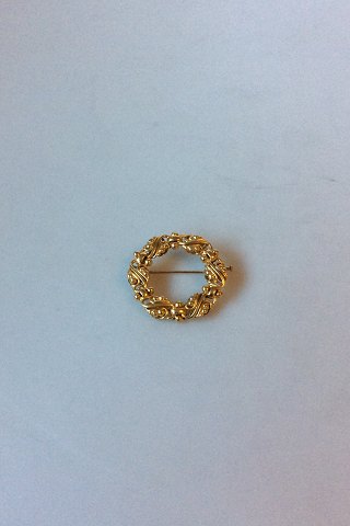 Evald Nielsen 14K gold Brooch