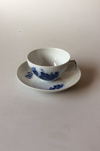 Royal Copenhagen Blue Flower Braided Tea Cup and Saucer No 8269