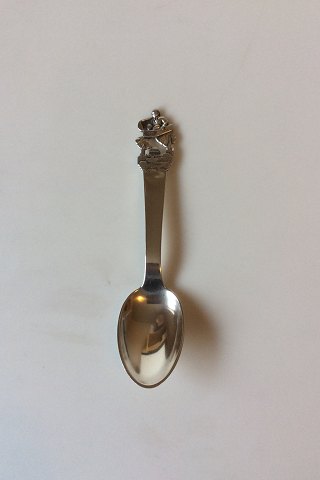 H.C. Andersen Fairy tale Child Spoon in Silver. The Flying Trunk