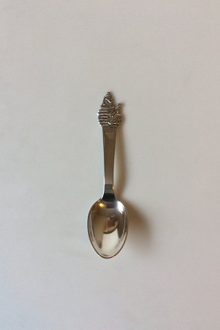 H.C. Andersen Fairy tale Child Spoon in Silver. The Princess and the Pea