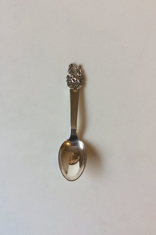 H.C. Andersen Fairy tale Child Spoon in Silver. Clumsy Hans