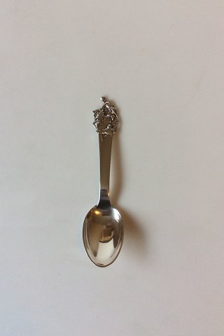 H.C. Andersen Fairy tale Child Spoon in Silver. The Tinder-Box