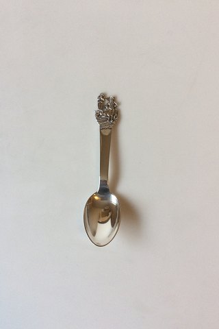 H.C. Andersen Fairy tale Child Spoon in Silver. Little Claus and Big Claus