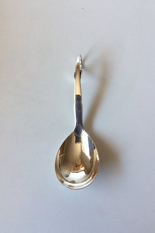 Georg Jensen Sterling Silver Ornamental Serving Spoon No 21