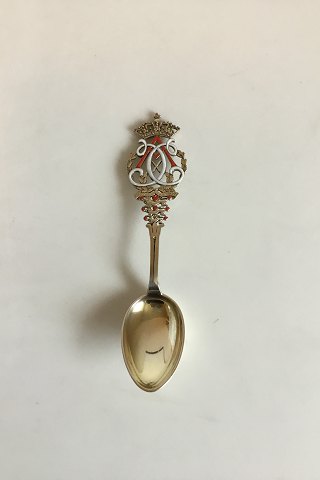 Anton Michelsen Commemorative Spoon In Gilded Sterling Silver from 1937.
