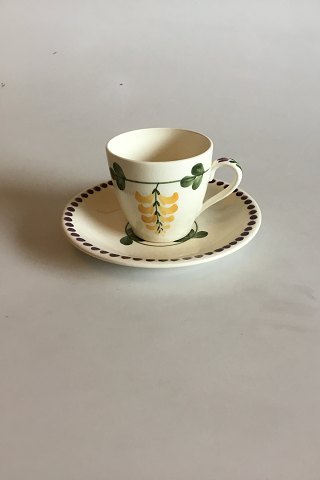 Aluminia Guldregn(Laburnum) Coffee Cup and Saucer No 10/171