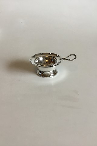 Georg Jensen Sterling Silver Tea Strainer No 86 and Tea Strainer Holder No 363B