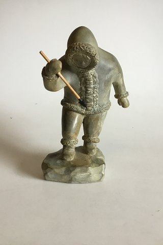 Eskimo, Figurine of Soapstone. Ben Abbott, Canada