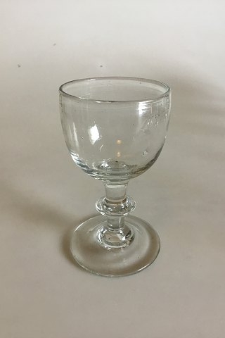 Holmegaard Wine Glass. From 1840-60