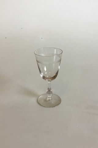 Unknown/Possible Swedish Sweet Wine Glass with balustic stalk and rib grinding