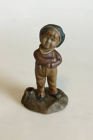 Stoneware Figurine of Boy