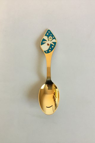 Anton Michelsen Christmas Spoon in gilded Sterling silver  2008