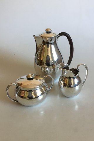 Hans Hansen Sterling Silver Coffee Set