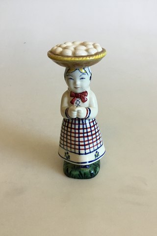 Aluminia Childrens Help Day Figurine The Woman with the Eggs from 1947