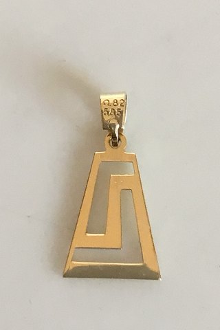 Pendant in 14K. Gold