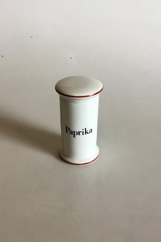Bing & Grondahl Paprika (Paprika) Spice Jar No 497 from the Apothecary 
Collection