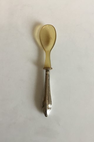 Little Serving Spoon in Silver and Horn