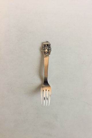 H.C. Andersen Fairy tale Child Fork in Silver. The Emporer
