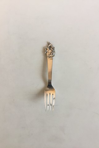 H.C. Andersen Fairy tale Child Fork in Silver. The Tinder-Box