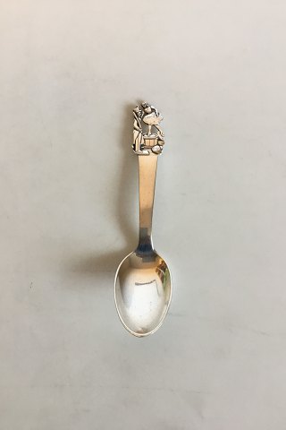 H.C. Andersen Fairytale Child Spoon in Silver. The Steadfast Tin Soldier