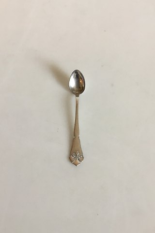 French Lily Silver Salt Spoon O.V. Mogensen