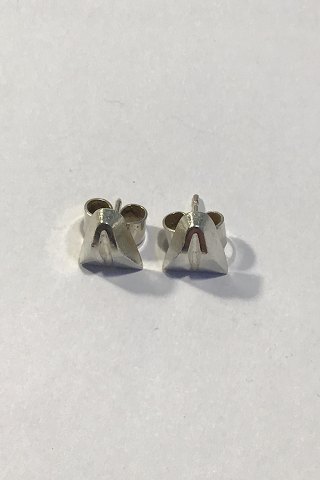 Lapponia Ear Studs Sterling Silver "Deco"