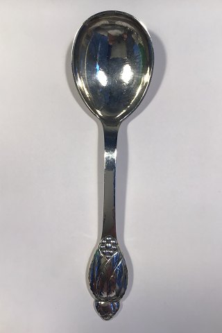 Evald Nielsen Sterling Silver No 6 Serving Spoon