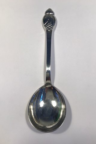 Evald Nielsen Sterling Silver No 6 Serving Spoon