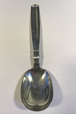 Lotus Silver Large Serving Spoon W. & S. Sørensen