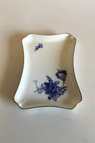 Royal Copenhagen Blue Flower with Gold Square Dish No 1694