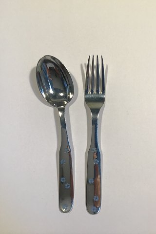 A Michelsen Sterling Silver Sterling Silver Child Flatware Set, Spoon and Fork.