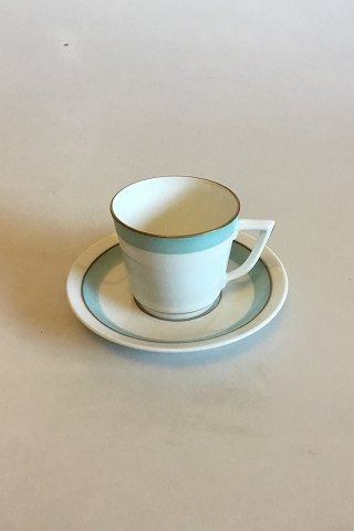 Royal Copenhagen Dybbol Mocca  Cup and Saucer No 9535