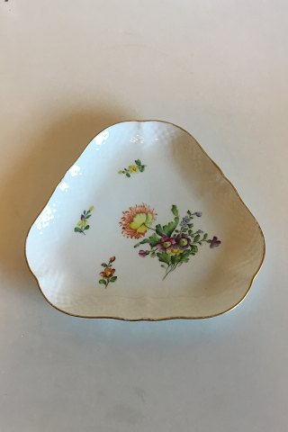 Bing & Grondahl Saxon Flower, Handpainted Cake Dish