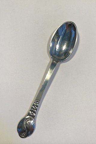 Evald Nielsen No 6 Silver Dessert Spoon
