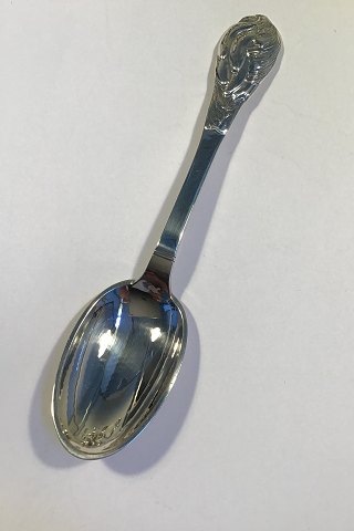 Evald Nielsen Silver Dessert Spoon