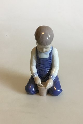 Bing & Grondahl Figurine of Boy with Bucket No 2127