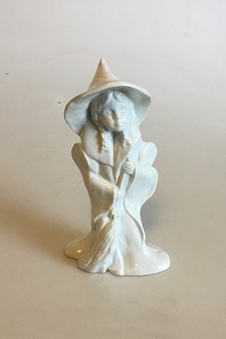 Royal Copenhagen Blanc de Chine Figurine of Witch
