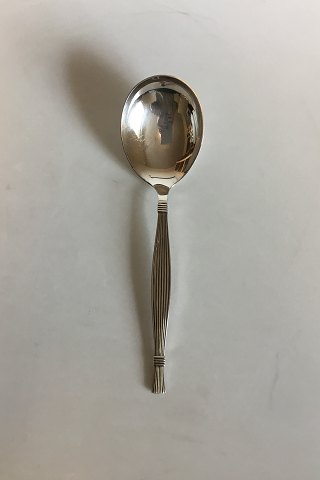 Gitte silver plate Large Serving Spoon O.V. Mogensen