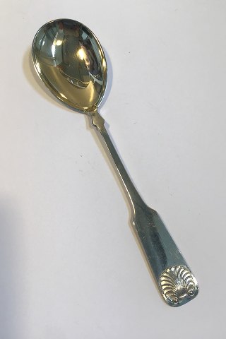 Musling Serving Spoon Danish Silver W & S Sørensen / Fredericia Sølv