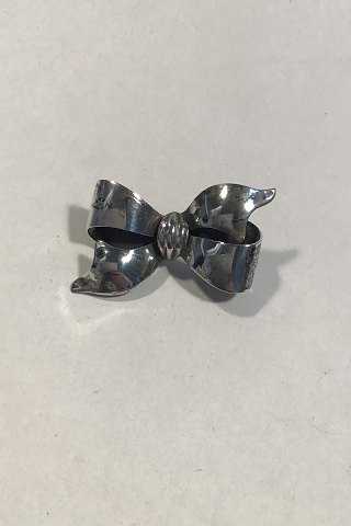 Danish Silver Bow-brooch