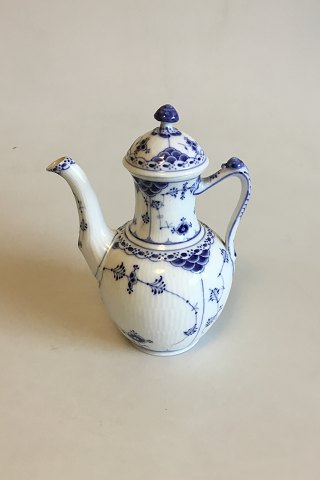 Royal Copenhagen Blue Fluted Half Lace Coffee Pot No 518