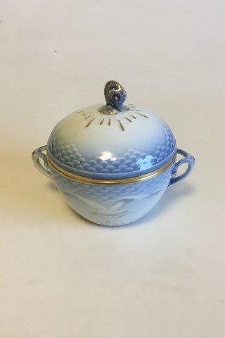 Bing and Grondahl Seagull with Gold Sugar Bowl No. 94/302