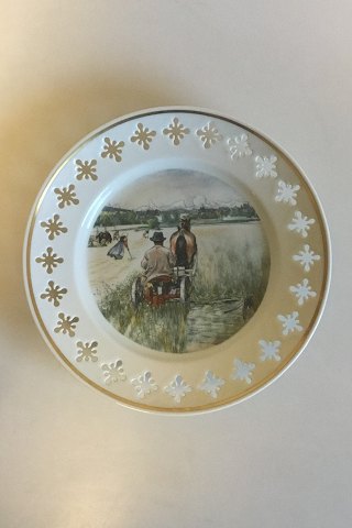 Bing & Grondahl Carl Larsson plate "Harvest" Series 3, No 2, 1978