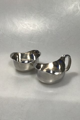 Cohr Sterling Silver Creamer/Sugar Bowl